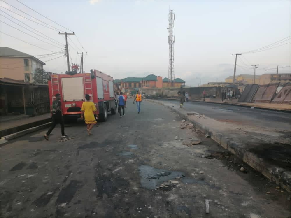 Petrol tanker crashes, explodes in Lagos | Maritime Today Online