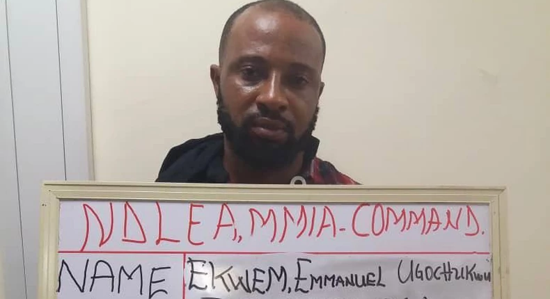 NDLEA arrests pastor with drugs at Lagos Airport