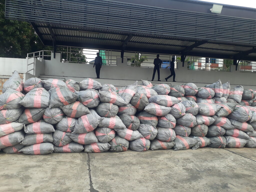 Navy hands over N500m worth of seized cannabis to NDLEA in Lagos