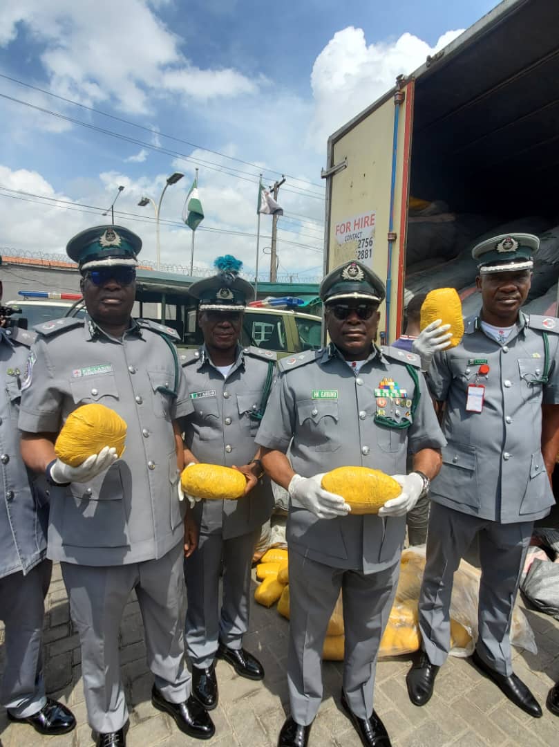 Customs FOU ‘A’ intercepts 9,857 parcels of Indian Hemp, other contraband worth N1bn