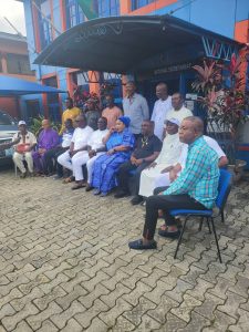 New ANLCA NECOM hits ground running, tours national secretariat, visits former President