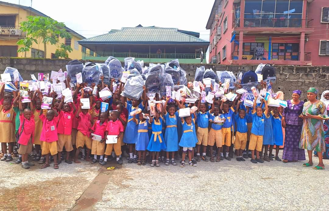 Adeyanju launches foundation, donates school supplies to pupils to mark birthday in Lagos