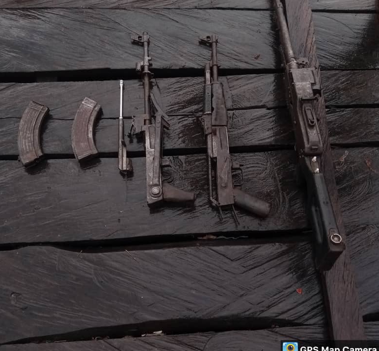 Bayelsa poll: Navy raids sea robbers' camp, recovers weapons