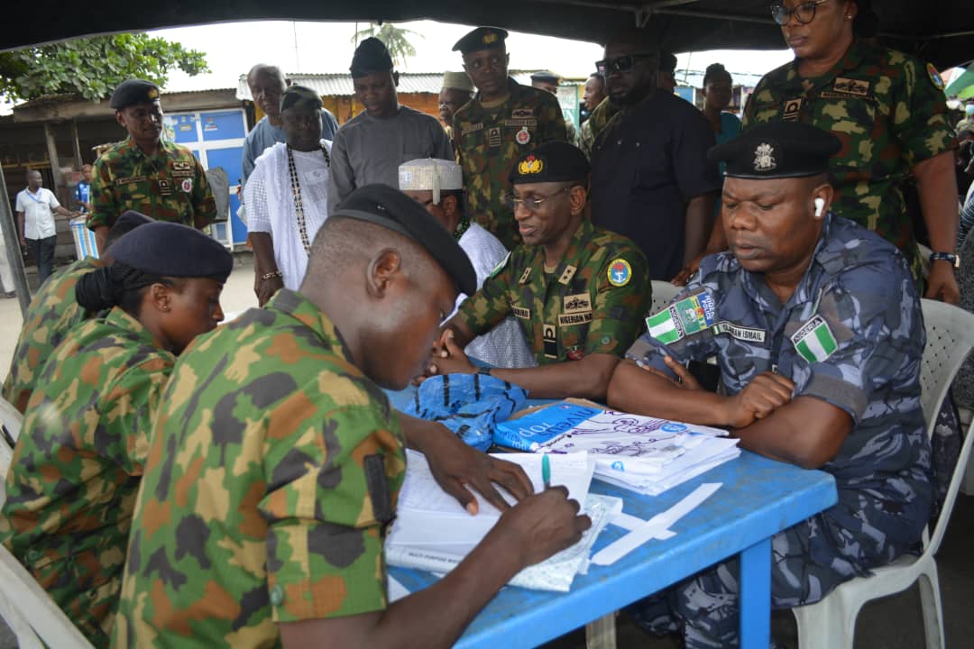 Navy conducts free medical outreach for Lagos community