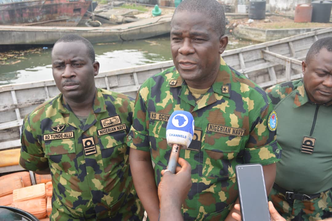 Navy intercepts boat with 800 jerry cans of stolen PMS
