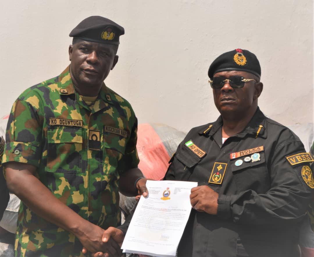 Navy intercepts 64 bags of cannabis in Lagos