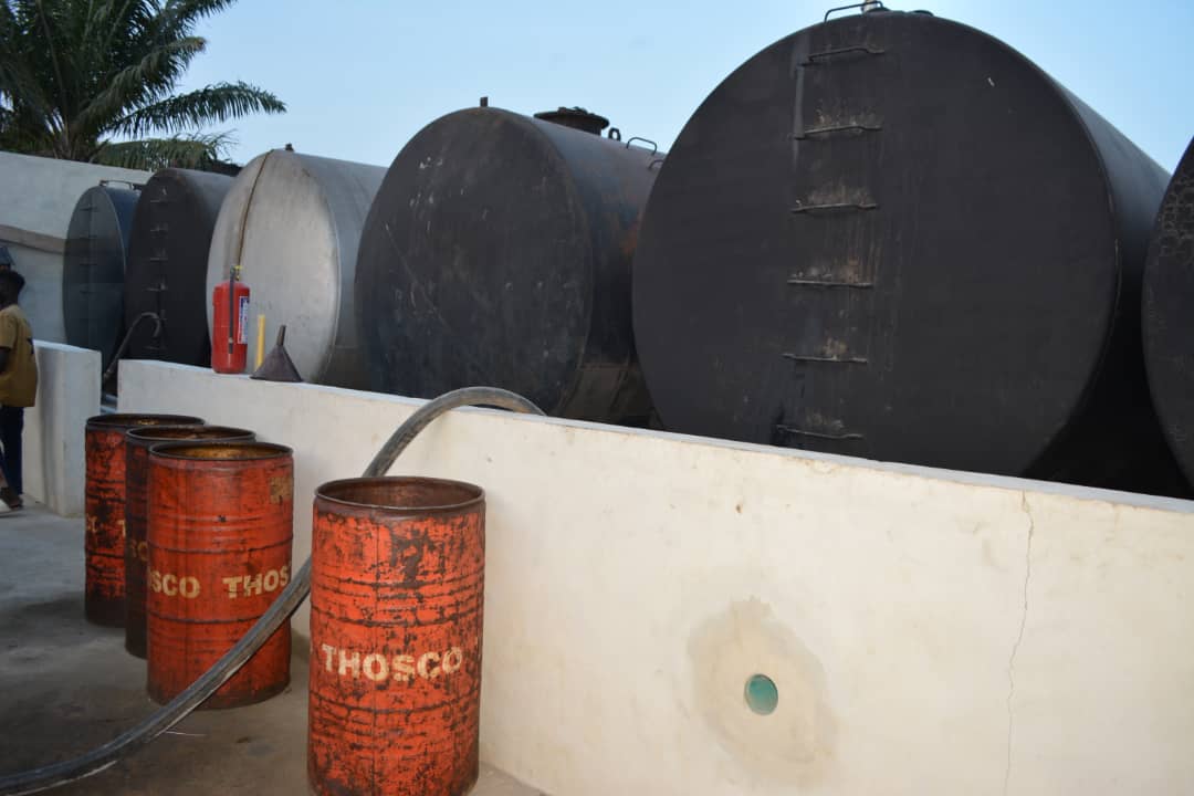 Navy uncovers illegal fuel depot in Lekki, arrests five