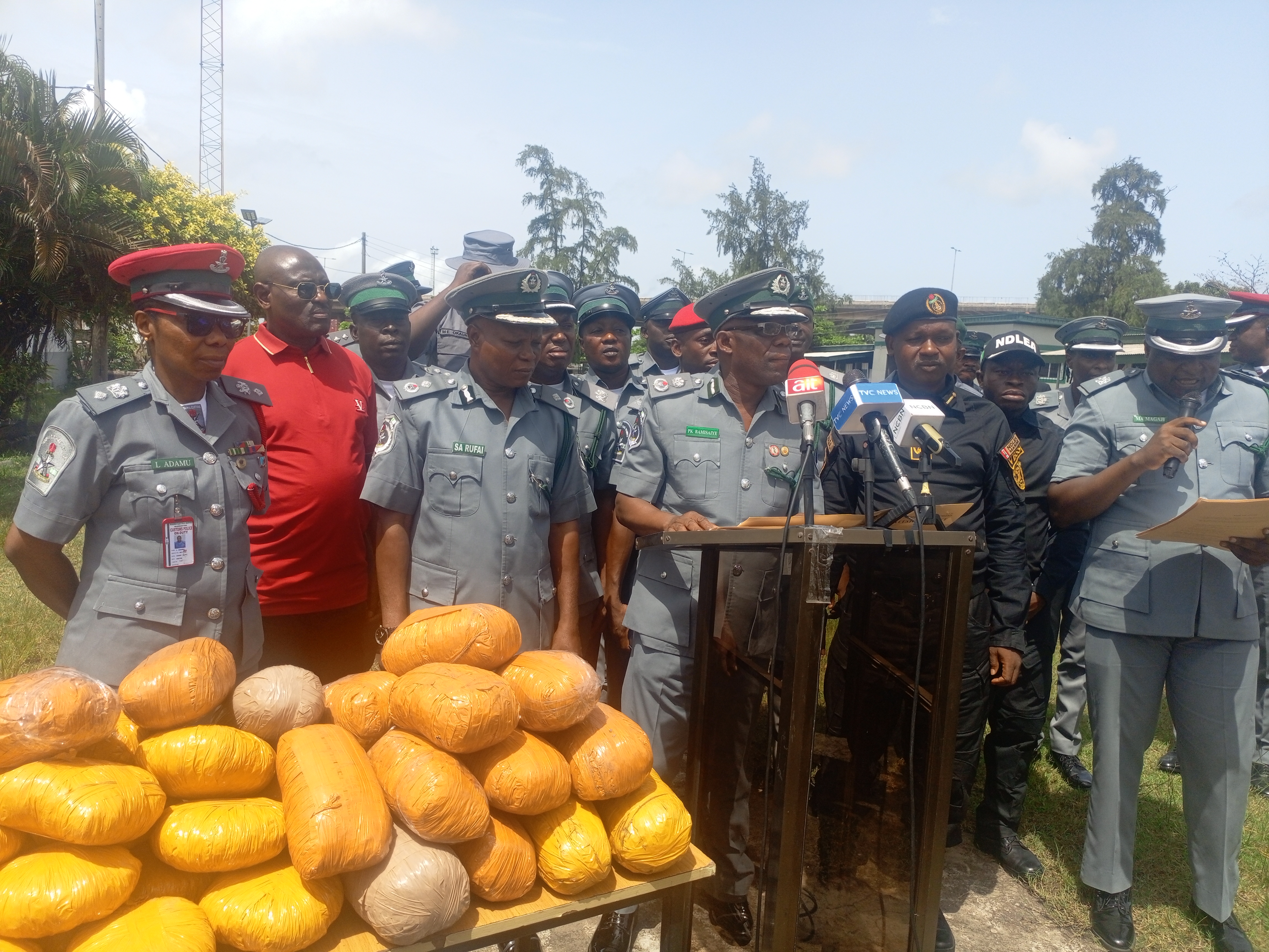 Customs WMC hands over N96m worth of cannabis to NDLEA, seizes 505 bags of smuggled rice