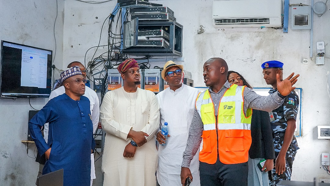 TTP’s Head of Operations and Dr Dantsoho’s entourage assessing TTP’S Control & Command Centre at Lilypond Terminal