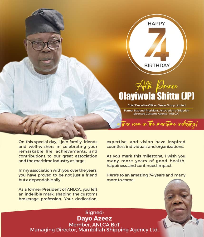 ANLCA Vice President, Oduntan, BoT members, others celebrate Prince Shittu on 74th birthday