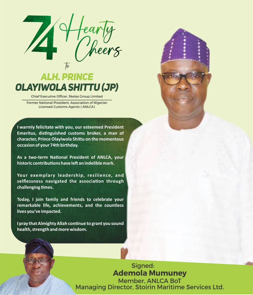 ANLCA Vice President, Oduntan, BoT members, others celebrate Prince Shittu on 74th birthday
