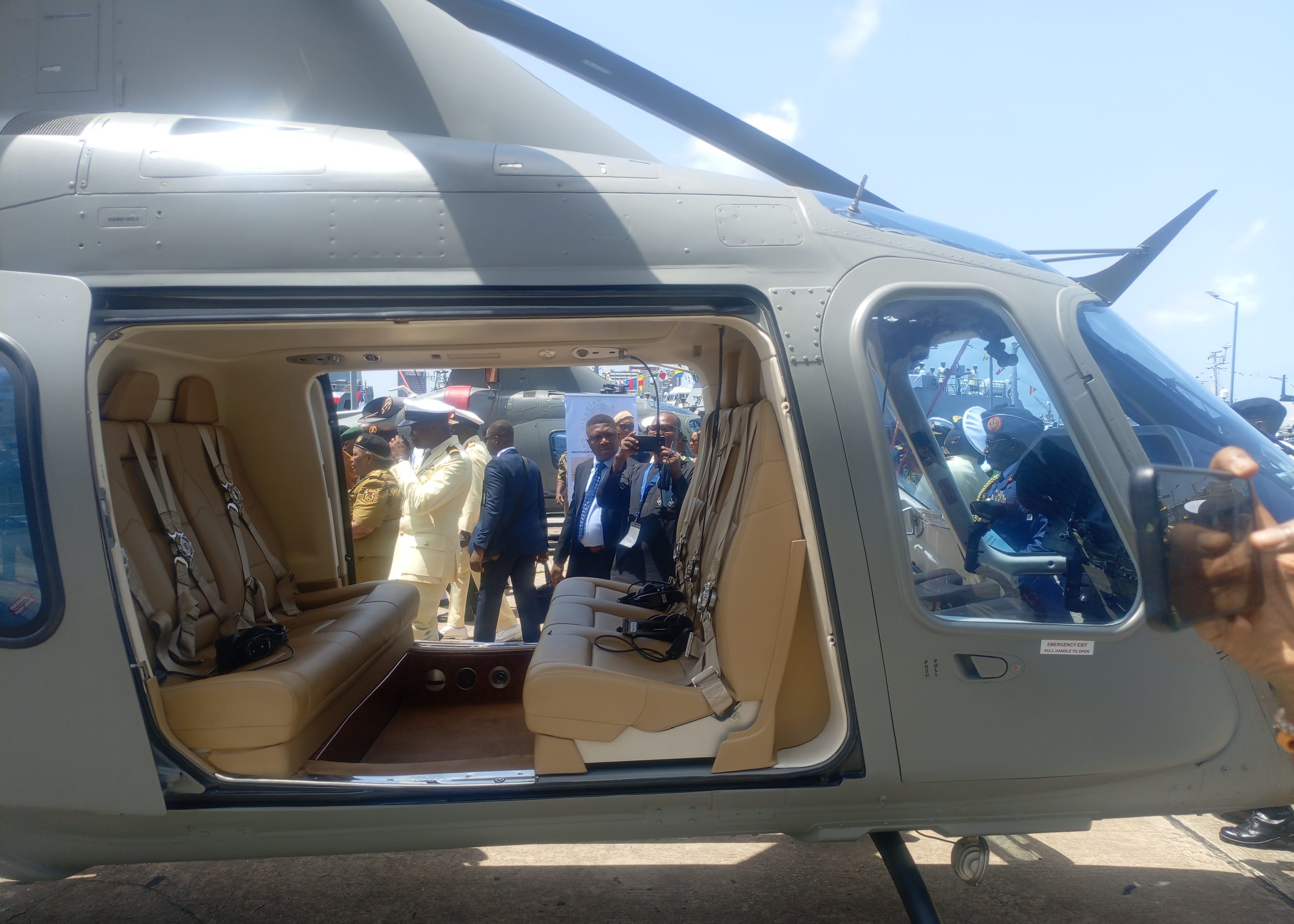 Tinubu vows continued support for Navy, commissions three new ships, helicopters