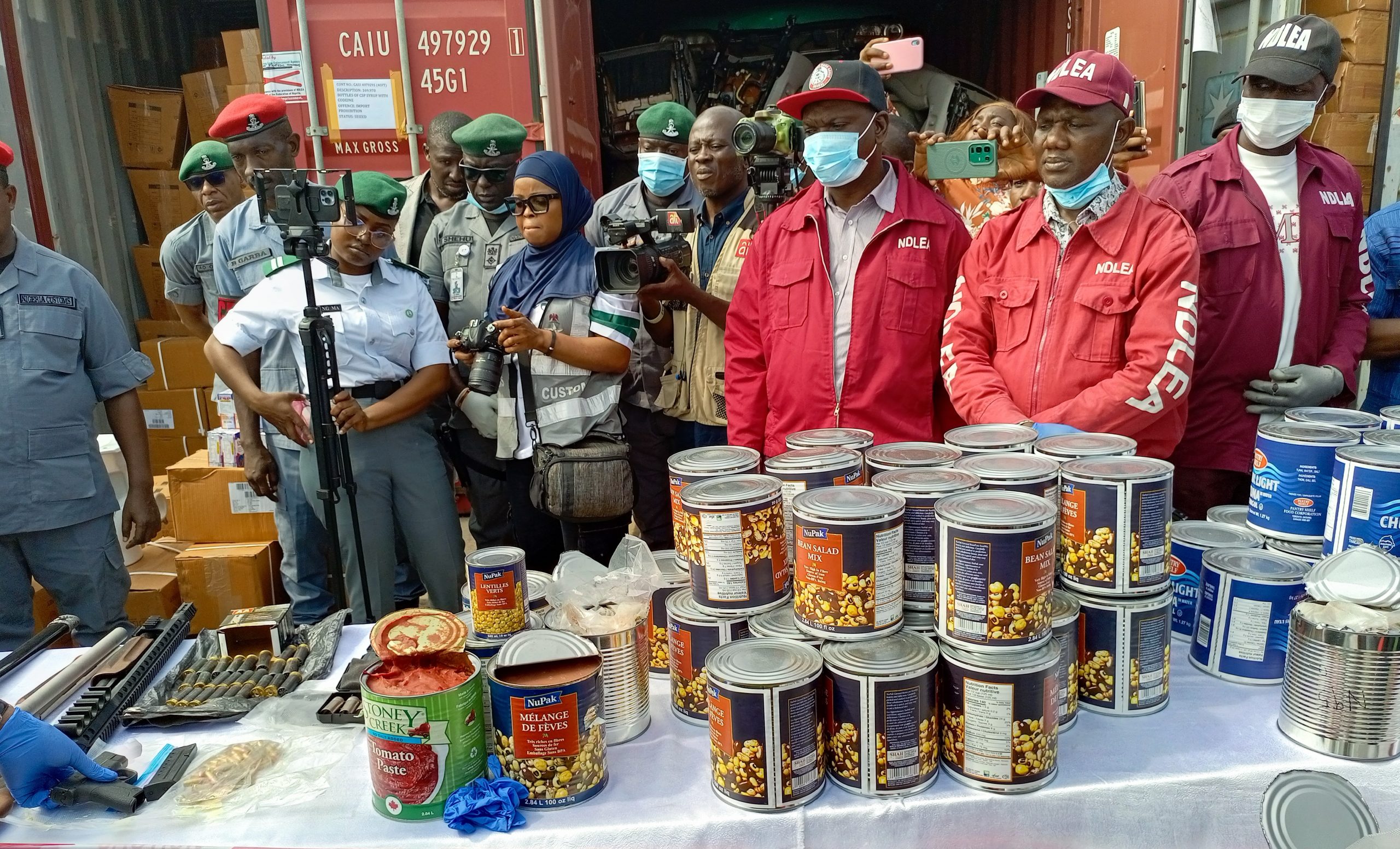 Customs intercepts N10bn worth of arms, fake drugs, other contraband at Apapa port