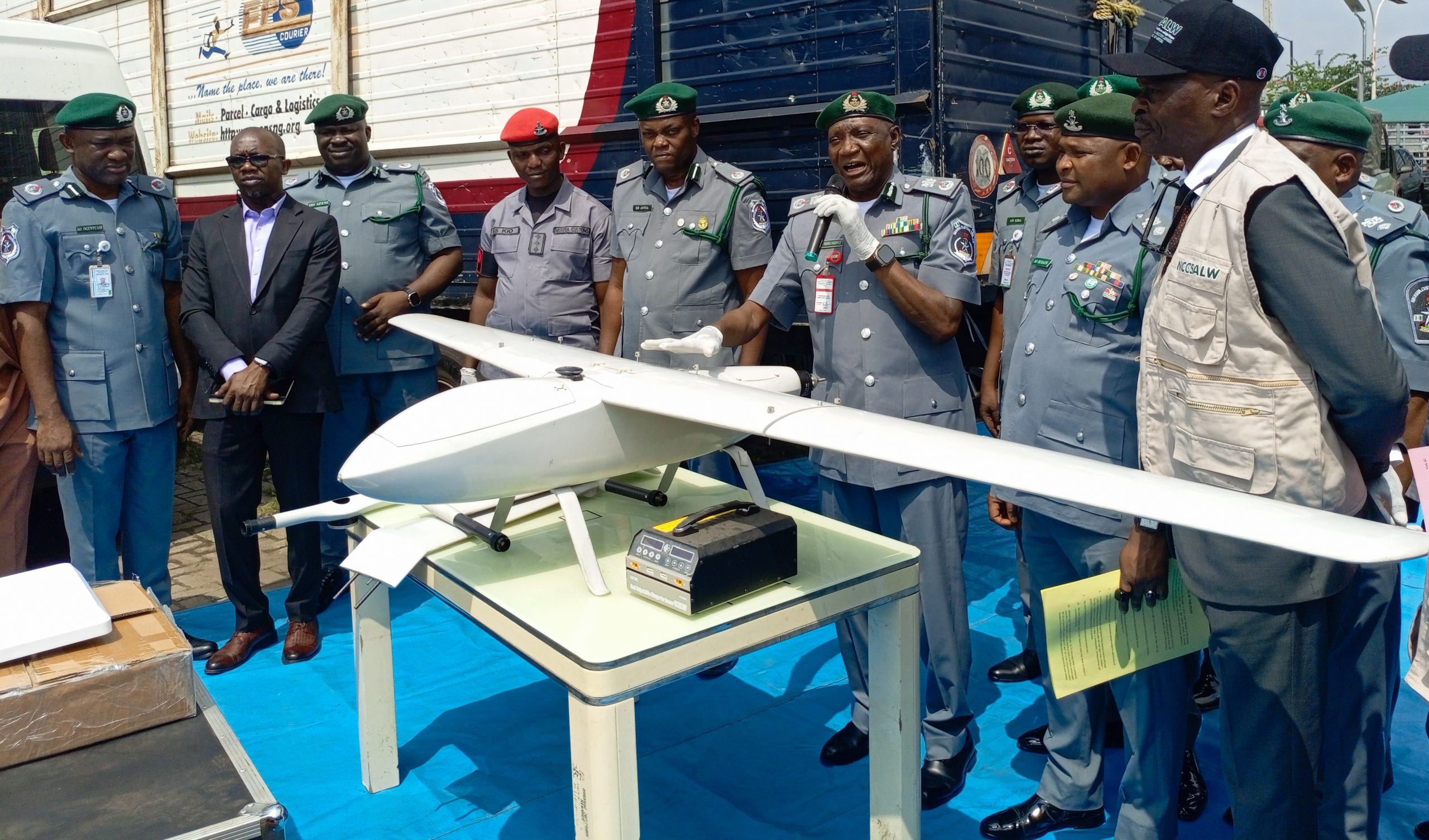 Customs FOU 'A' intercepts 15 assorted rifles, 4,841 rounds of ammunition, drones along Ogun border