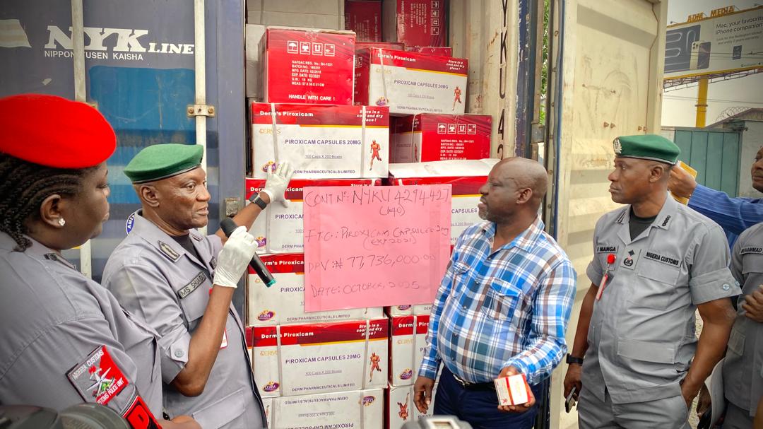 Customs FOU 'A' intensifies crack down on smugglers in South West, seizes N1.18bn contraband, arrests four suspects