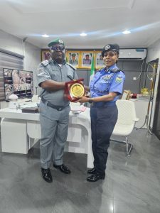 Port Police Commissioner, Agbaminoja commences familiarization tour, visits Customs formations in Lagos