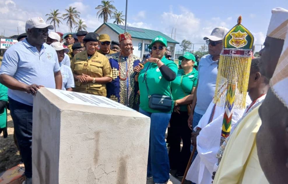 COWA extends green border initiative to Seme, plants 30 coconut trees