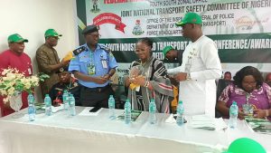 Dangote, Sanwo Olu, Dantsoho,  Mobereola, Taiwo Afolabi, others honoured at South South Transport Safety Conference Awards 2025