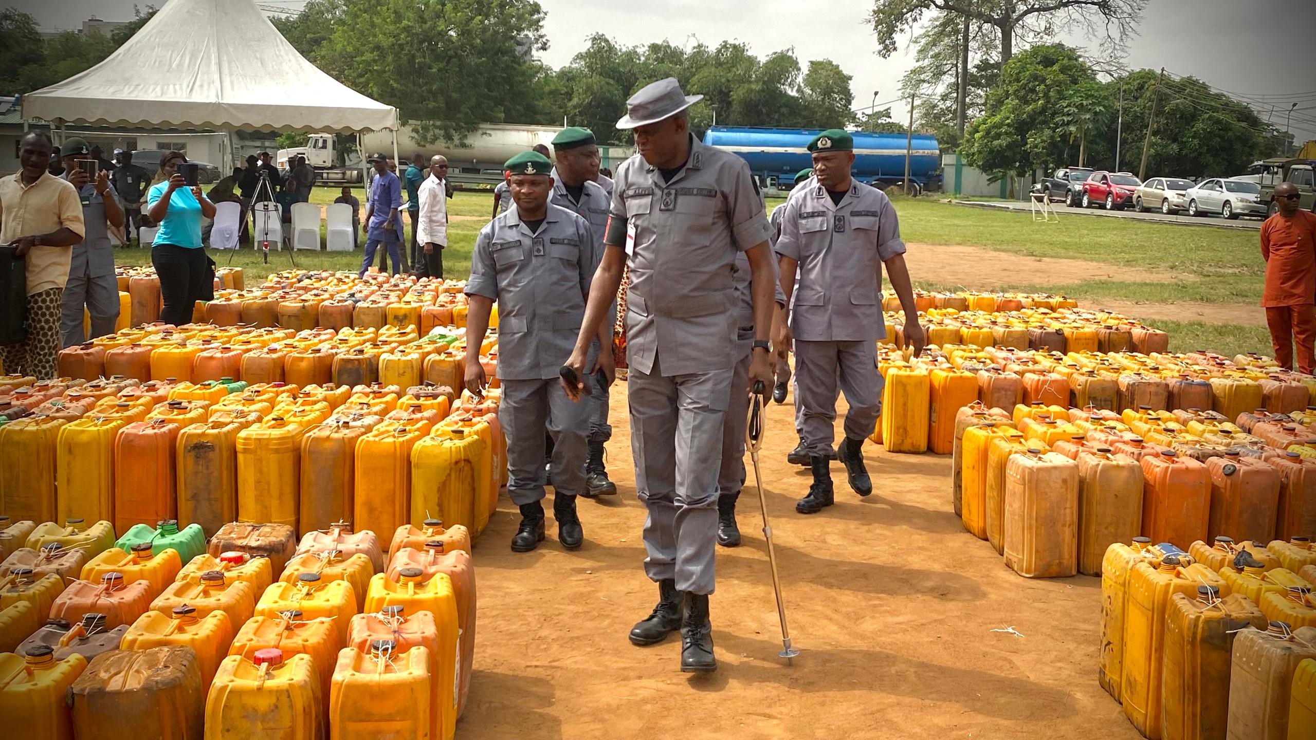 Customs hands over three seized fuel tankers to NMDPRA, auctions 40,750 litres