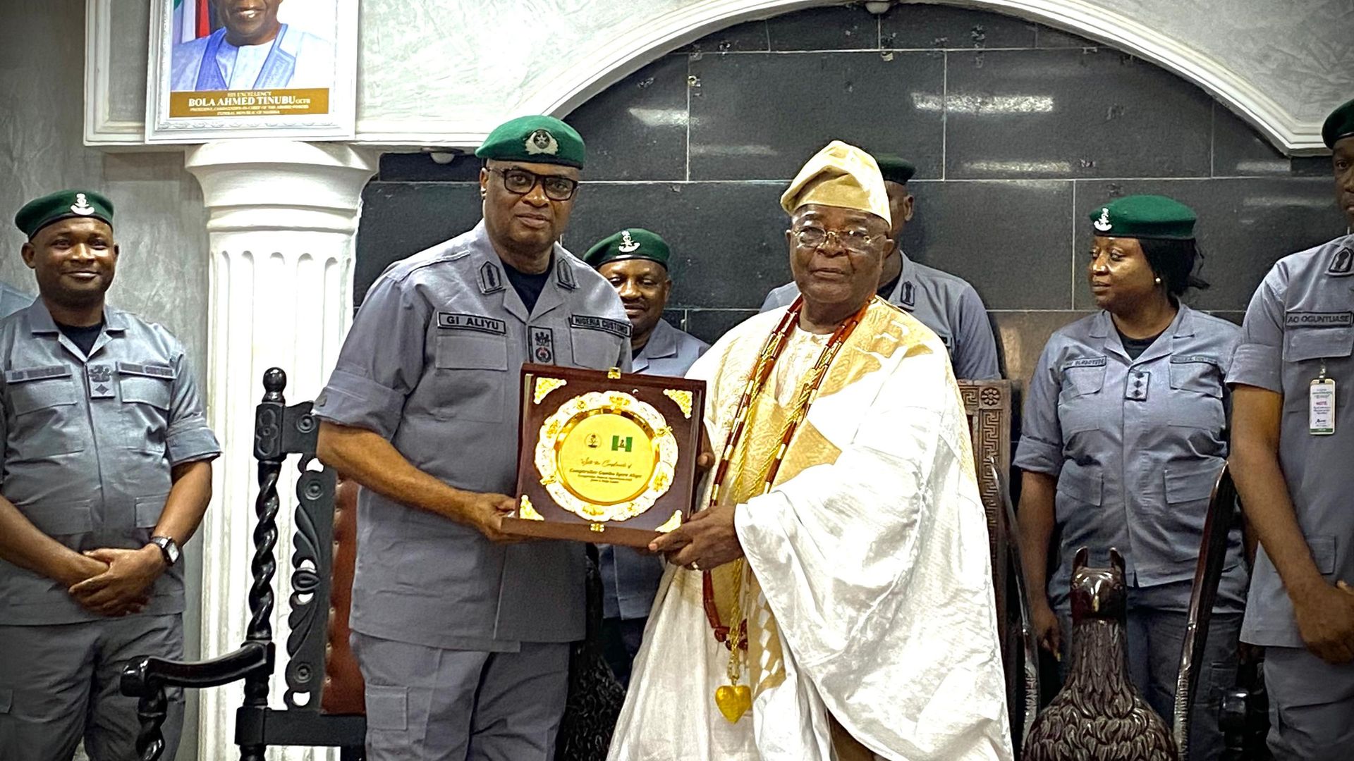 Customs FOU 'A' intercepts 4,000 packages of cannabis as Compt Gambo reinforces synergy with NDLEA, Police