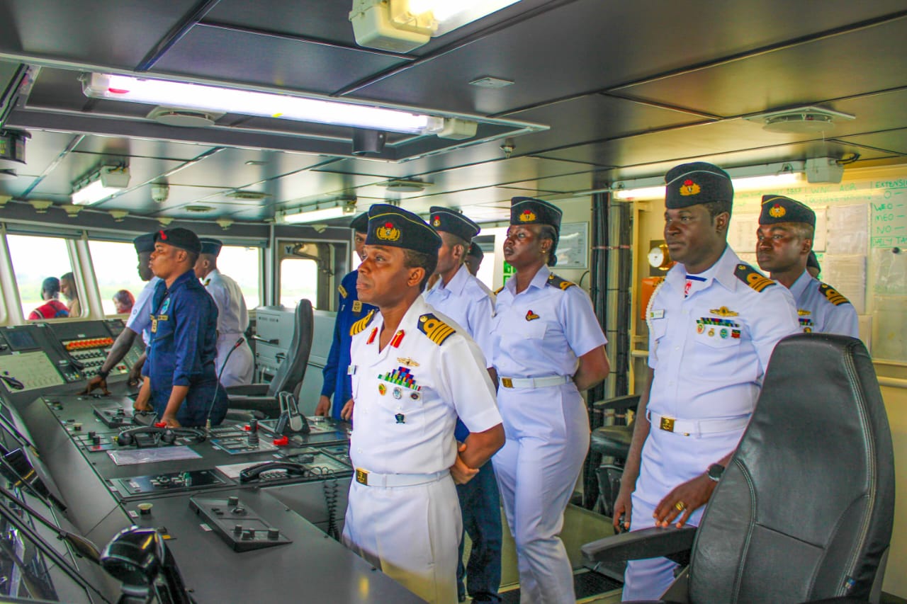 Over 2,200 civilians sail with Nigerian Navy on warships for 70th anniversary