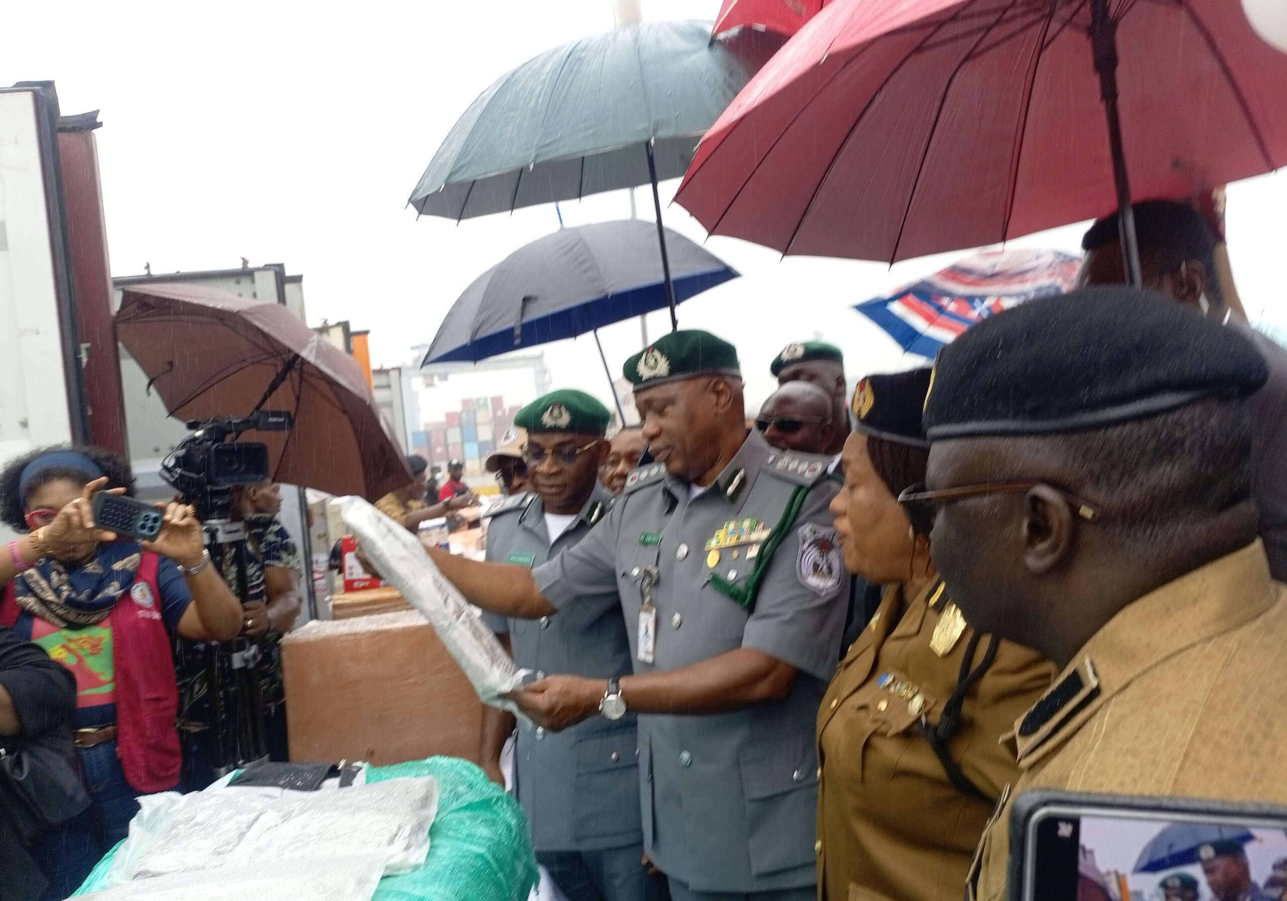 Customs hands over seized drugs, expired pharmaceuticals worth N53. 3bn to NDLEA, NAFDAC