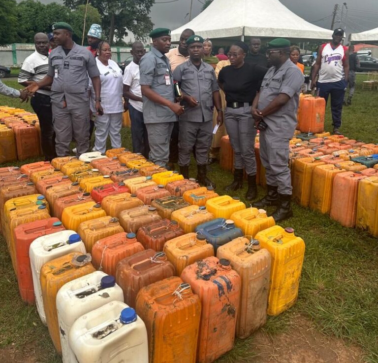 Customs Operation Whirlwind auctions 20,500 litres of seized PMS