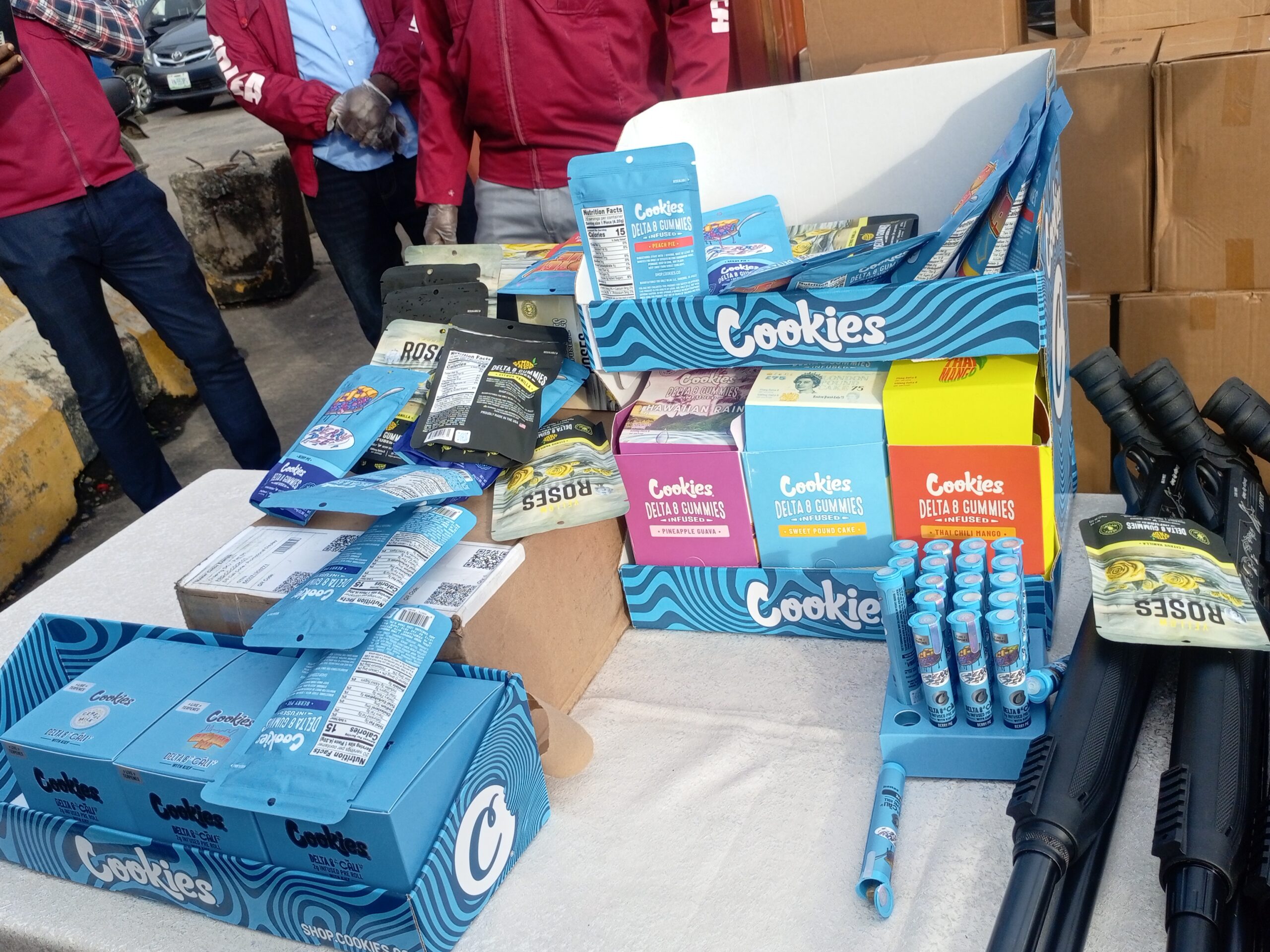 Customs intercepts container loaded with pump action rifles at Tin Can port, arrests two suspects
